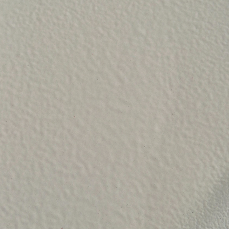 Branco Texturizado Amostra de tinta eletrostática em pó Branco Texturizado da Tentil Tintas