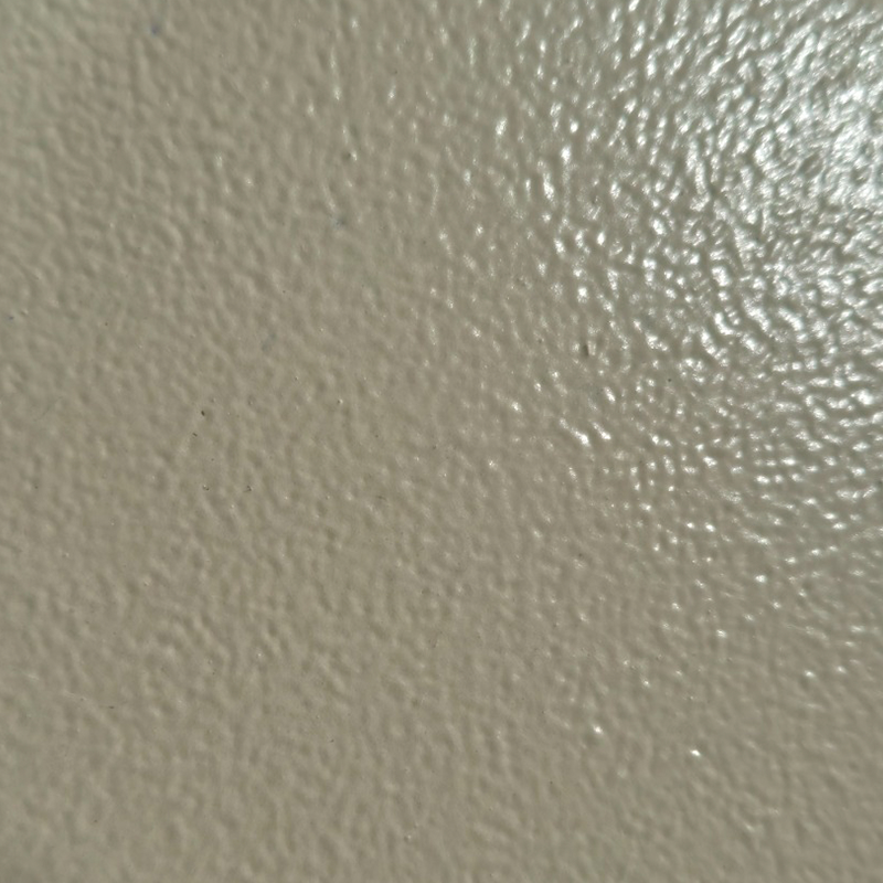 Bege 7032 Amostra de tinta eletrostática em pó Bege 7032 da Tentil Tintas