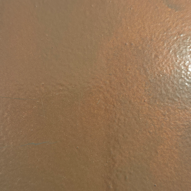 Chapa - Cobre Amostra de tinta eletrostática em pó Chapa - Cobre da Tentil Tintas