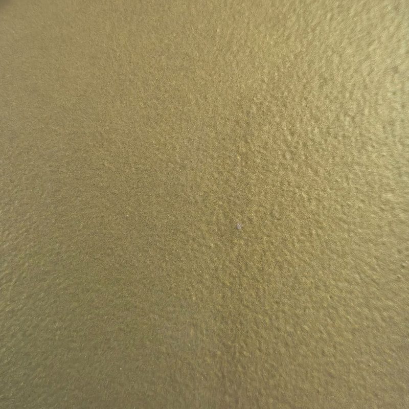 Dourado Amostra de tinta eletrostática em pó Dourado da Tentil Tintas